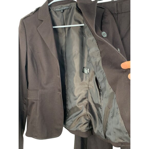 Isabella DeMarco Flare Power Suit NWT 2-Piece Size 2 & 4 Cotton Stretch 7530 - Picture 13 of 14
